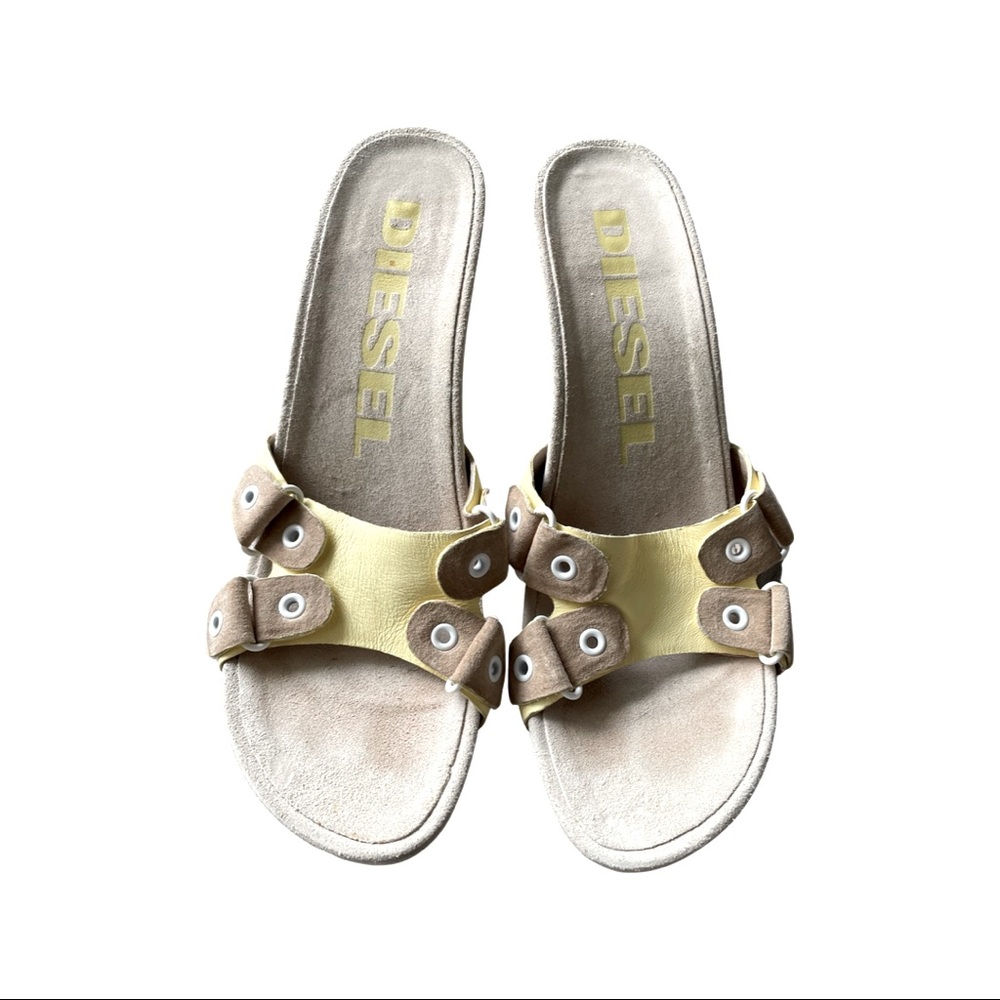 Diesel open toe heels